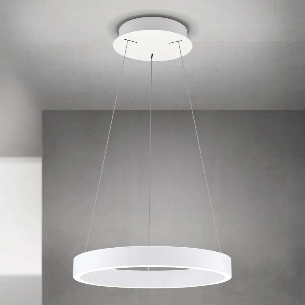Orion - LED ściemnialna lampa wisząca na przewodzie KOLK LED/40W/230V 2700/3000/4000K Ø 40 cm biała