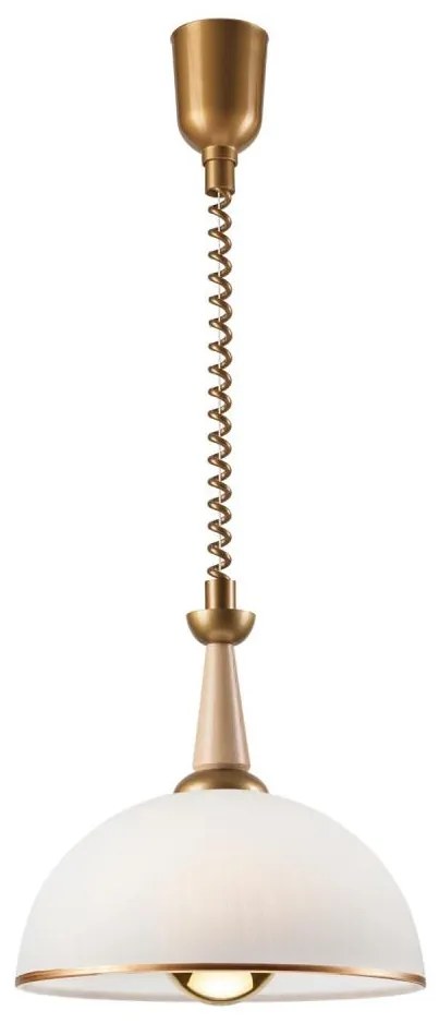 Lampa sufitowa CHIARA 1xE27/60W/230V beżowa/dąb