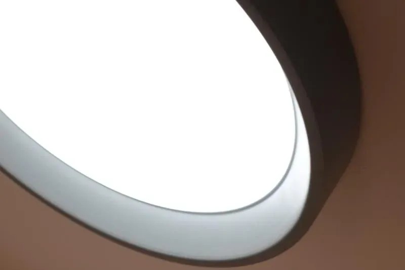 Czarny okrągły plafon LED - 4X E884 E7-N36