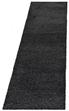 Dywan shaggy Fluffy Super Soft szary 80 cm x 250 cm