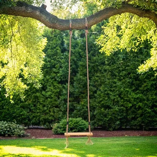 Sosnowa huśtawka drewna z litego 200 cm B1-H19