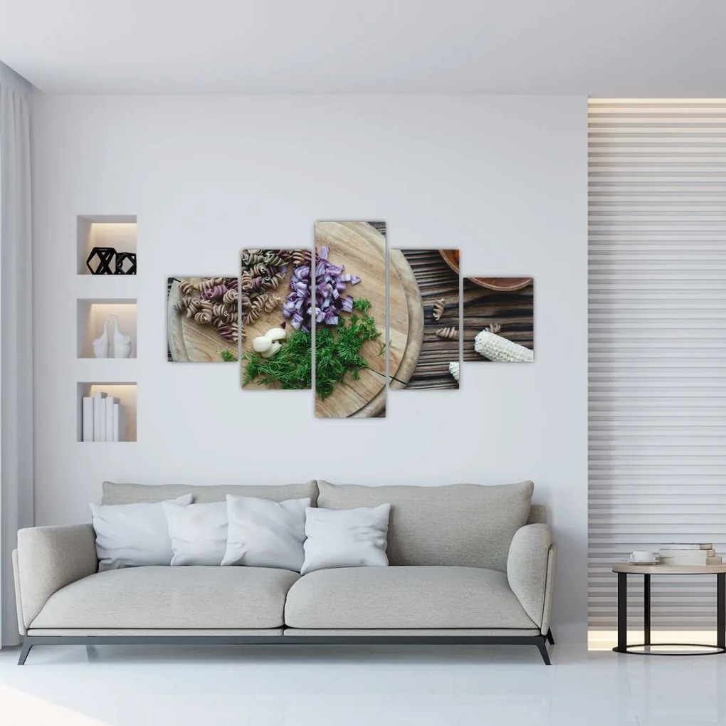 Obraz - Z deski kuchennej (125x70 cm)