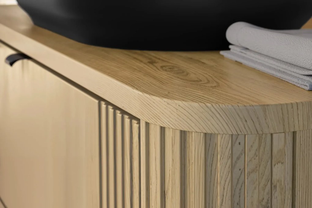 Szafka pod umywalkę OVALIA CREMONA 2S 80cm dąb cremona COMAD