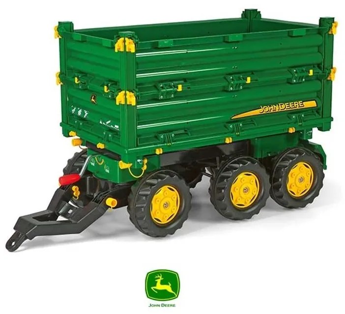 Rolly toys przyczepa wywrotka rolly multi john deere 3 osiowa