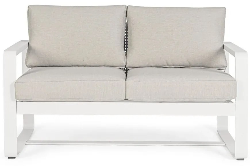 Biała aluminiowa sofa ogrodowa Merrigan – Bizzotto