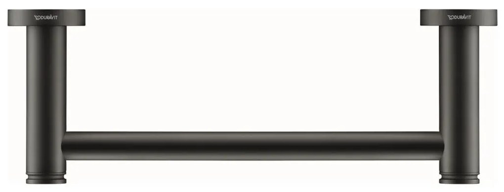 Duravit 99144600 - Uchwyt wannowy D-CODE 28,4 cm czarny mat