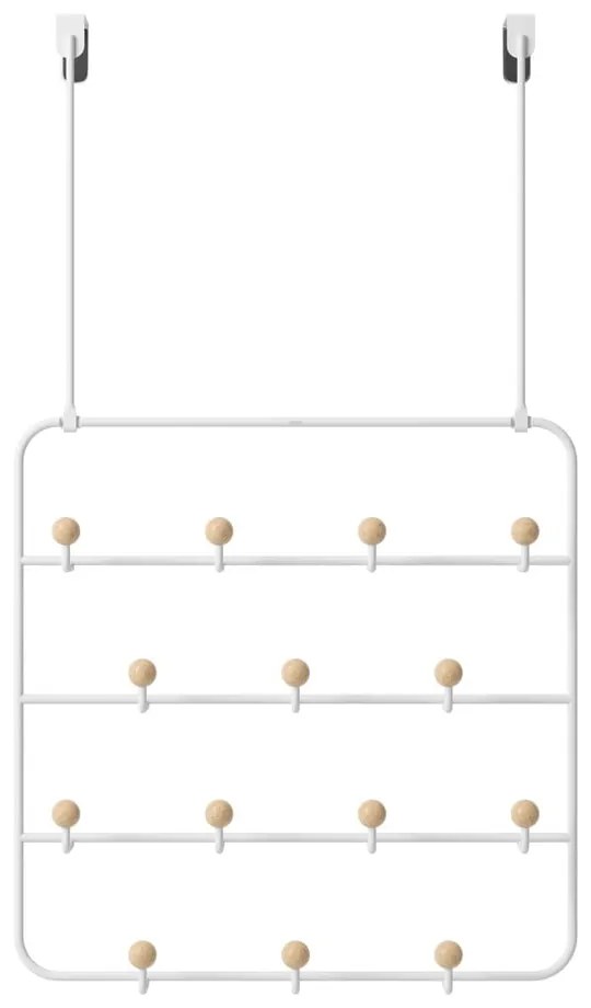 Biały metalowy wieszak na drzwi 36 cm Estique – Umbra