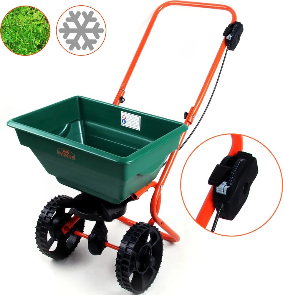 Rozsiewacz SEED, 25l, zielona/pomarańczowa Gardebruk