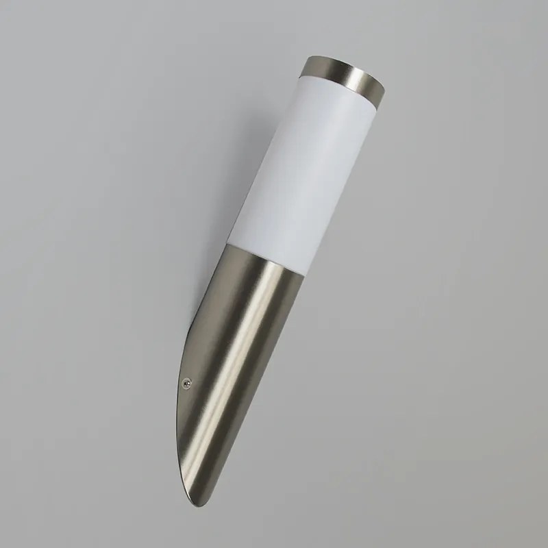 Nowoczesna lampa ścienna outdoor stal IP44 - Rox