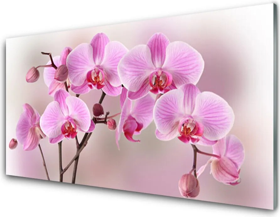 Panel Szklany Pastelowy Bukiet Botaniczny