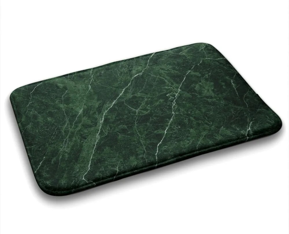 Dywanik łazienkowy Dywanik łazienkowy Zielony marmur