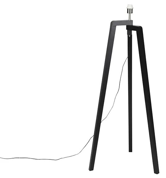 Lampa stojąca czarna bez klosza - Puros Nowoczesny Oswietlenie wewnetrzne