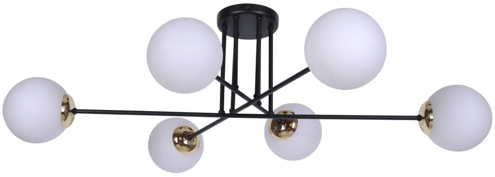 Duża lampa sufitowa w stylu glamour S848 A2-S29