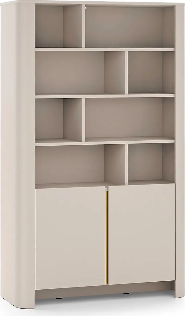 Kaszmirowy regał na książki z szafką P4-K05