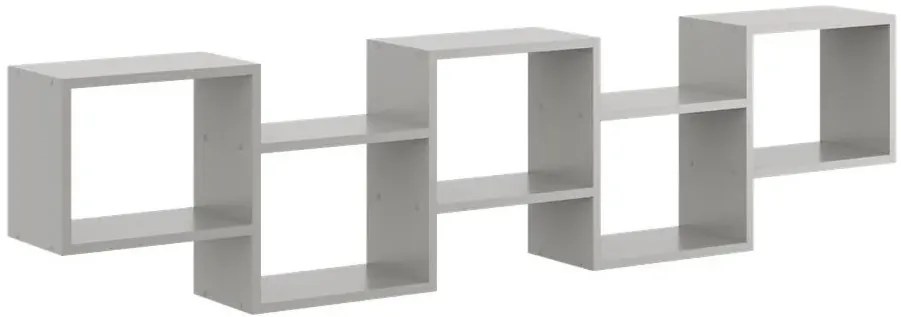 Szara minimalistyczna półka wisząca - Azerto