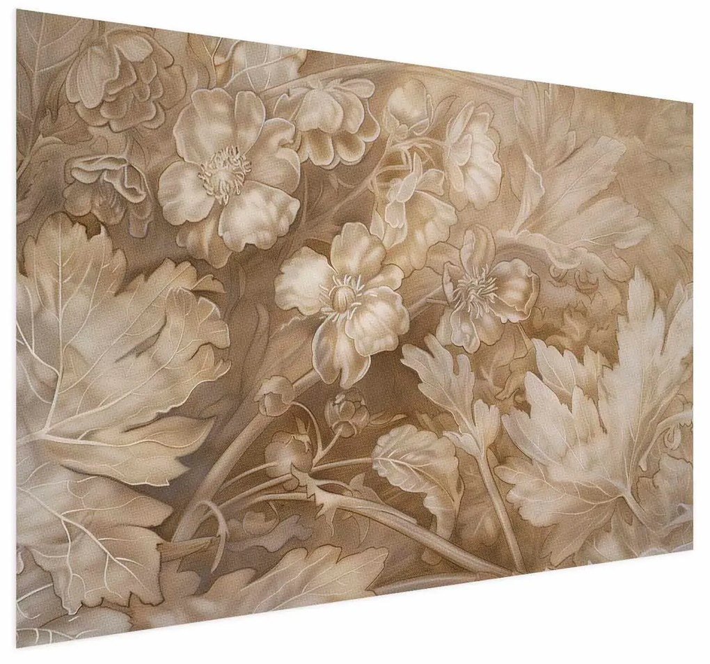 Plakat Ornamenty roślinno-kwiatowe 90x60 cm bez ramy bez marginesu ARTGEIST B