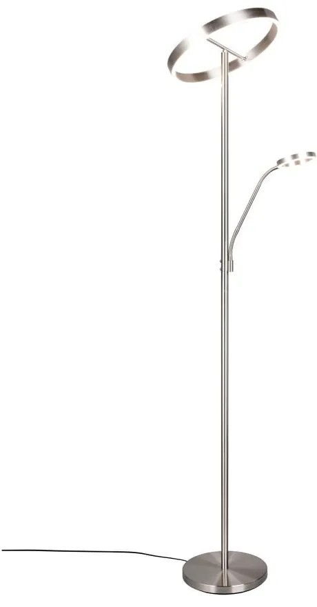 Lampa stojąca LED w kolorze srebra (wysokość 180 cm) Willis – Trio