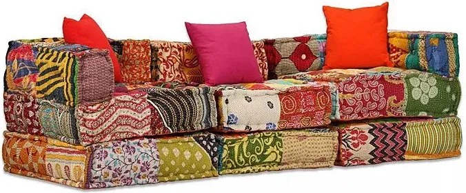 Modułowa patchworkowa sofa M5-N16