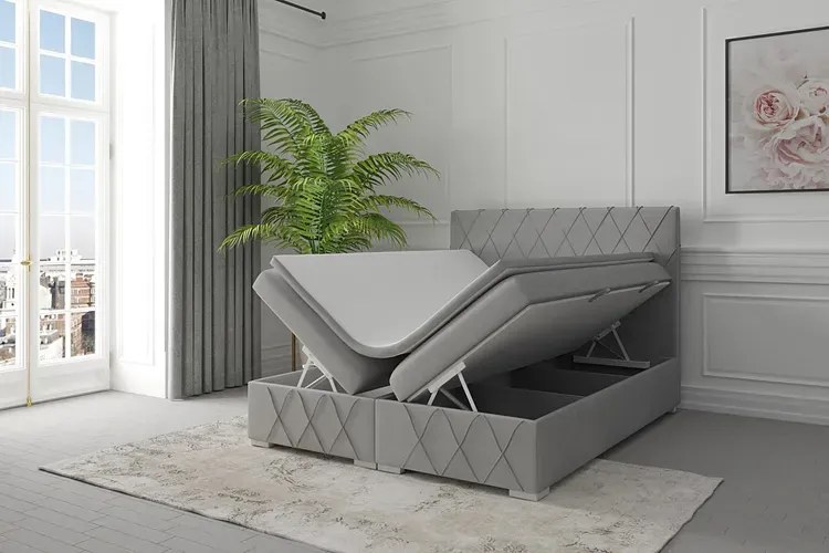 Podwójne łóżko hotelowe Ahus 200x200 - 32 kolory