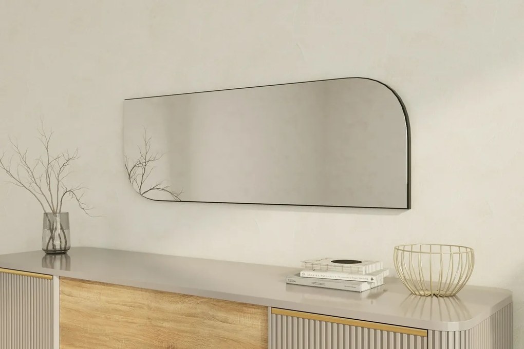 Lustro Arni Black 40 x 120 cm