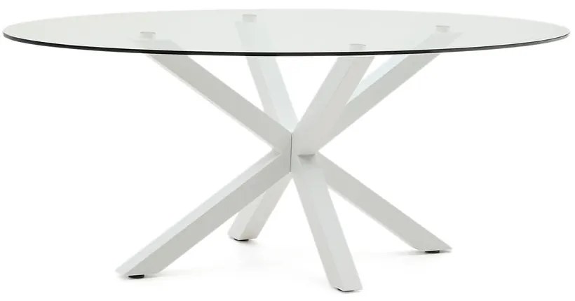 Stół ze szklanym blatem 100x200 cm Argo – Kave Home