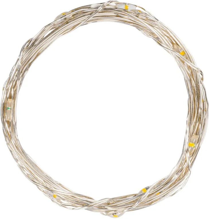 Zestaw 10 przewodów świetlnych, 25 diod LED, kolorowych, bat