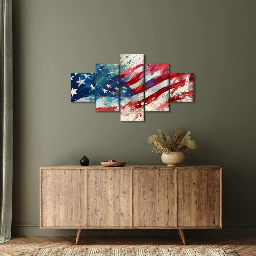 Obraz - Flaga USA (125x70 cm)