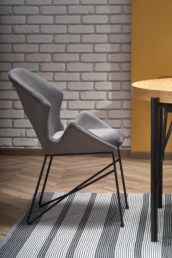 ELVO stół rozkładany dąb naturalny - czarny owalny loft 4/10 osobowy