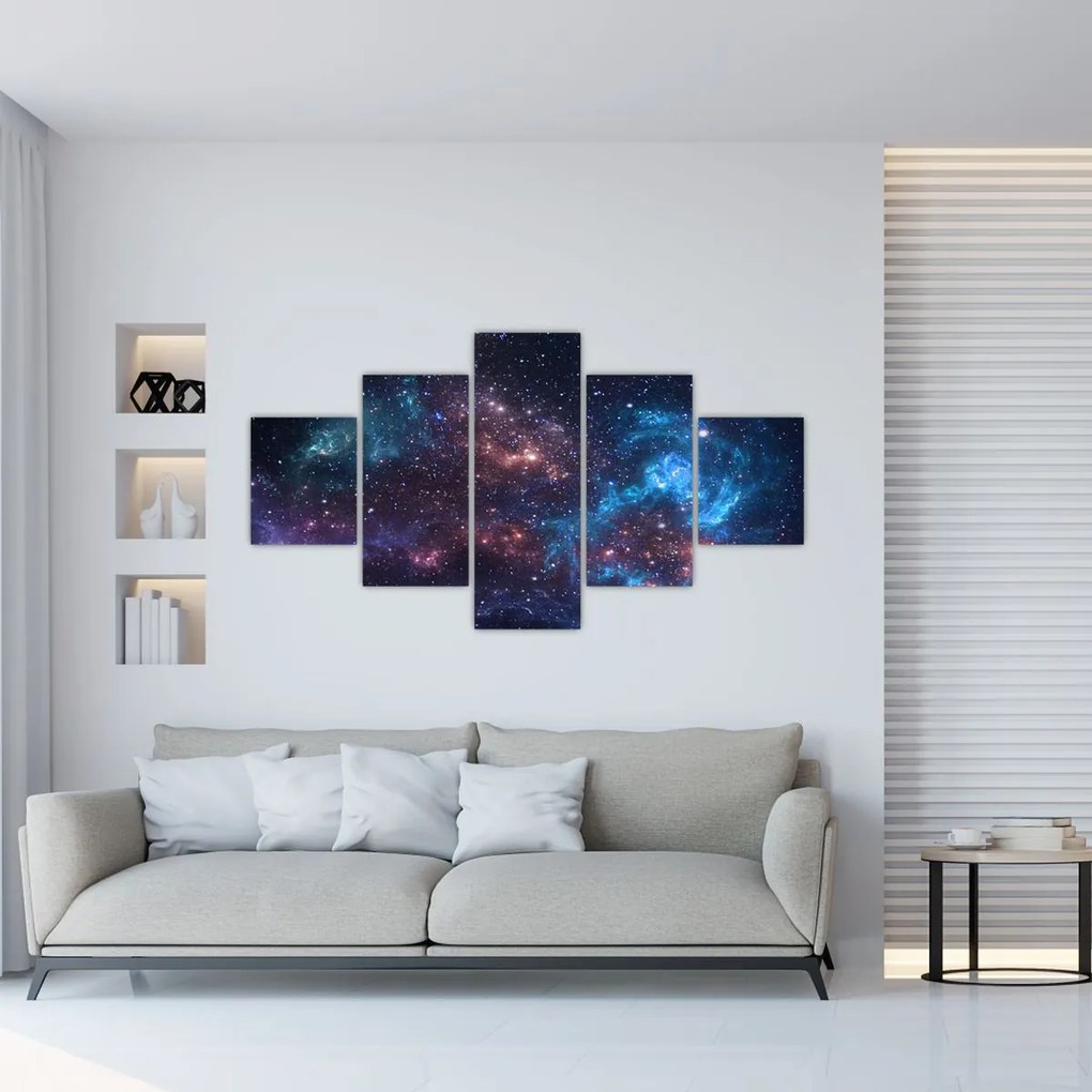 Obraz - Nocne niebo (125x70 cm)