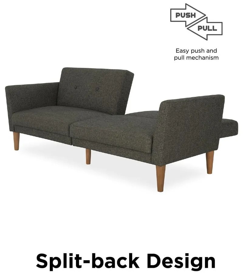 Szara rozkładana sofa 205 cm Regal – Novogratz
