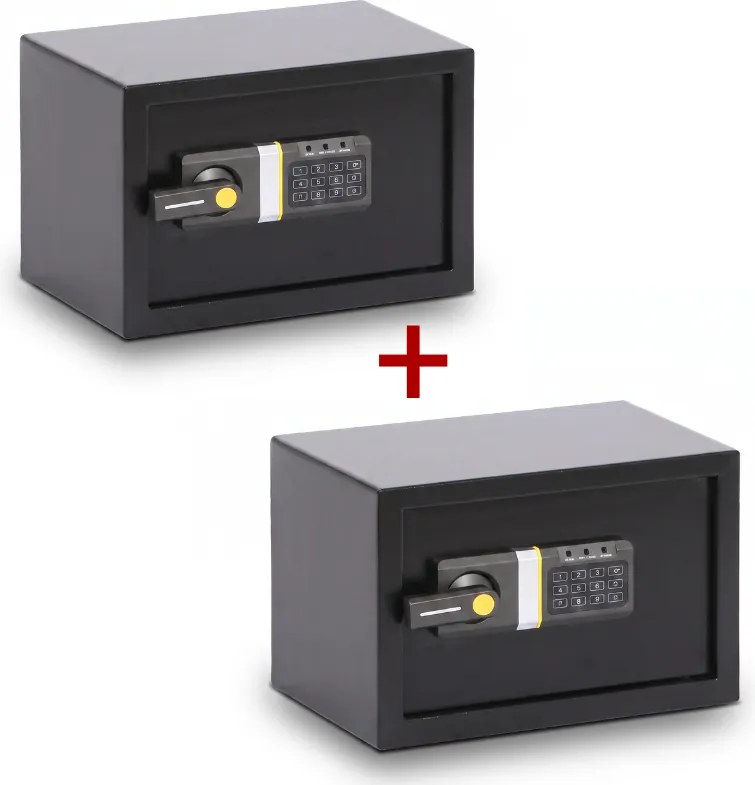 Sejf meblowy z zamkiem elektronicznym1+1 GRATIS, 200 x 310 x 200 mm
