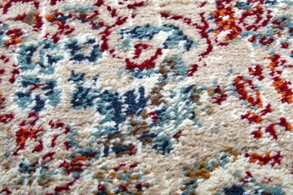 Dywan klasyczny Luxor Rozeta kremowy 57 cm x 90 cm