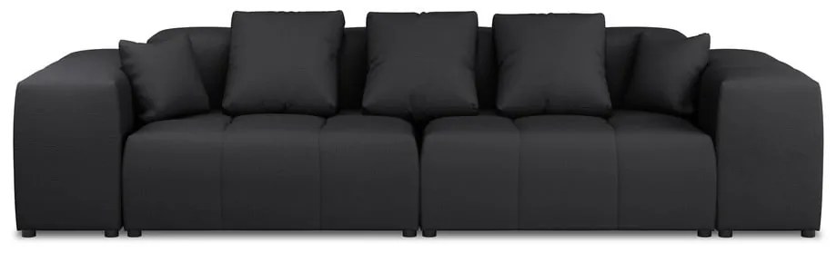 Czarna sofa 320 cm Rome – Cosmopolitan Design