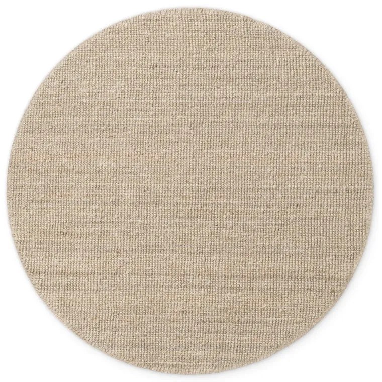 Kremowy okrągły dywan z juty ø 160 cm Bouclé Jaipur – Hanse Home