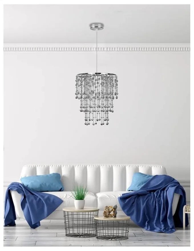 Lampa wisząca w kolorze srebra ø 22,5 cm Roni – Candellux Lighting