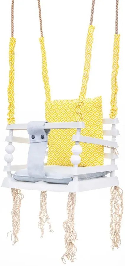 Żółta huśtawka dla dziecka 3w1 K1-M33