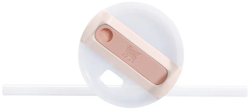 Jasnoróżowy termos ze słomką ze stali nierdzewnej 600 ml Quencher H2.0 FlowState Tumbler Rose Quartz – Stanley