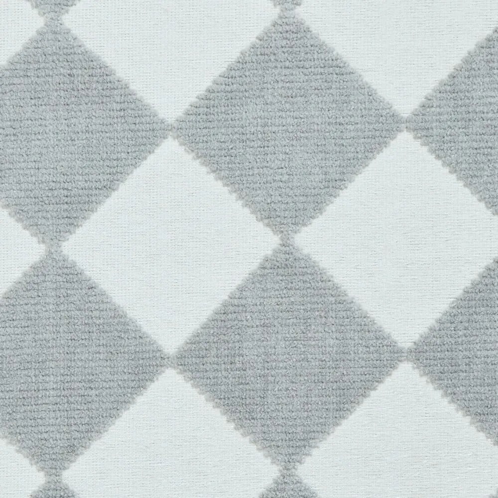 Biało-jasnoszary dywan odpowiedni do prania 200x290 cm Lyna Cream&amp;Grey – Think Rugs