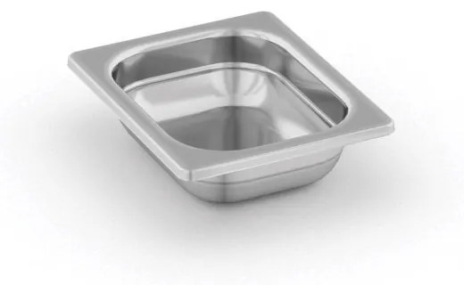 Pojemnik gastronomiczny ze stali nierdzewnej GN 1/2, 325 x 265 x 65 mm
