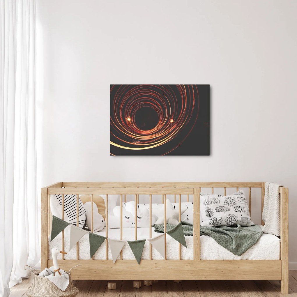 Obraz abstrakcyjnych linii (70x50 cm)