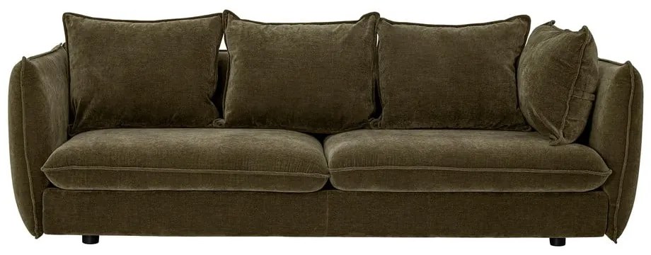 Ciemnozielona sofa 228 cm Austin – Bloomingville