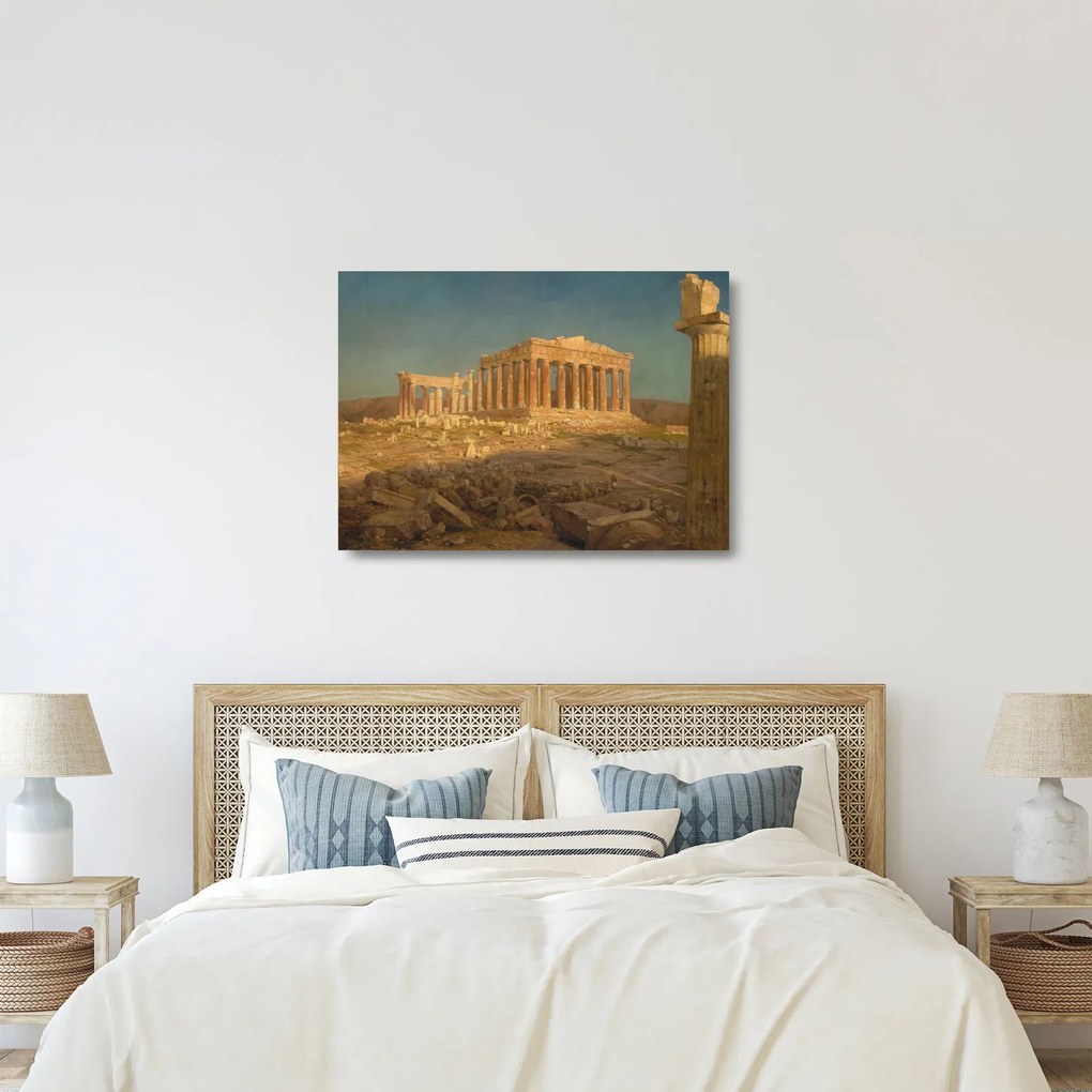 Obraz na szkle - Frederic Edwin Church, The Parthenon, reprodukcje (70x50 cm)