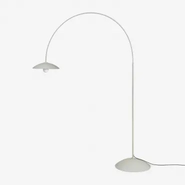 Żelazna Lampa Podłogowa Ogrodowa Lomira Awokado - Sklum