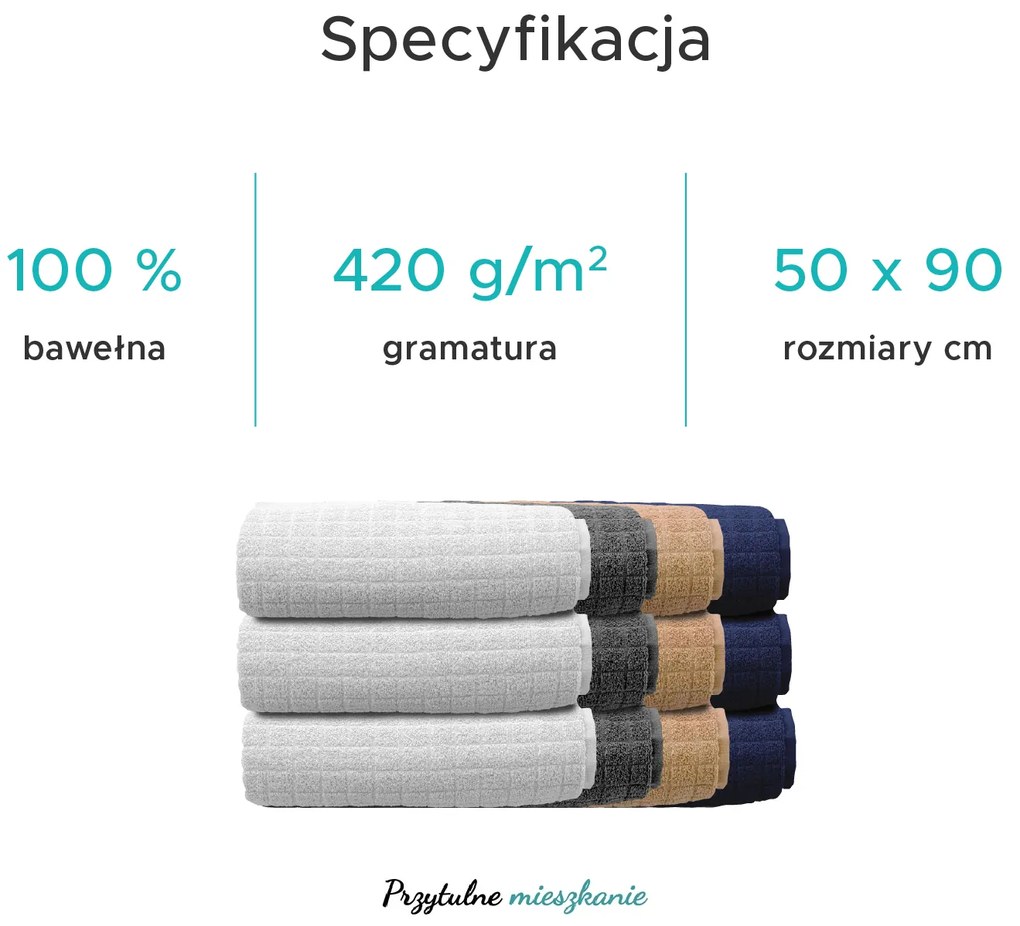 2x ręcznik JERRY piaskowy