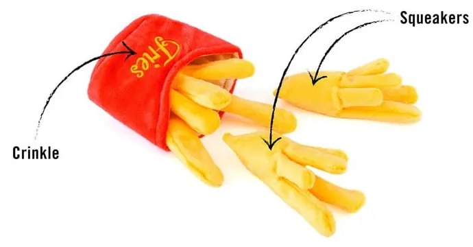 Zabawka dla psa Mini Fries – P.L.A.Y.