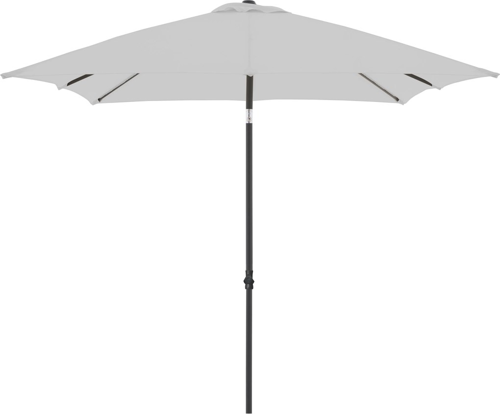 Derby BASIC PUSH UP parasol ogrodowy 210 x 210 cm jasnoszary