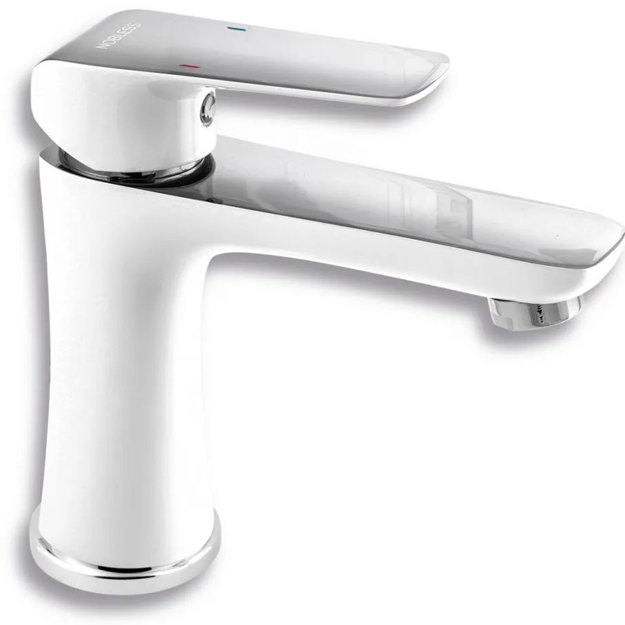 Novaservis - Bateria umywalkowa NOBLESS TINA biała