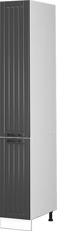 Szafka aptekarska antracytowy domek wiejski 30x58x206.8 fame-line