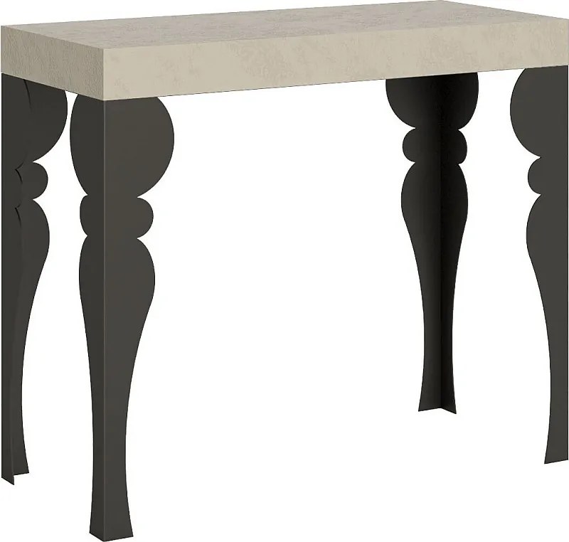 Konsola rozkładana 90x40/300 cm Paxon Kaszmir rama w kolorze Antracytu