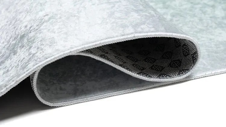 Jasnoniebieski dywan dziecięcy z sówkami K6-B40